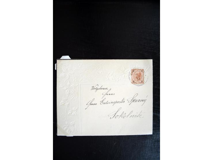 1734/1950 (ca.), Trauerbriefe (Mourning covers), über 100 Belege aus verschiedenen Gebieten, dabei u.a. Trauercouverts von Qu