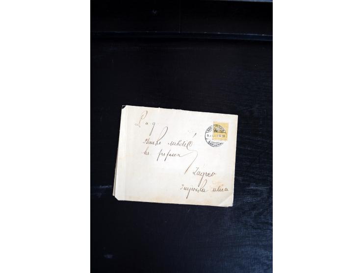1734/1950 (ca.), Trauerbriefe (Mourning covers), über 100 Belege aus verschiedenen Gebieten, dabei u.a. Trauercouverts von Qu
