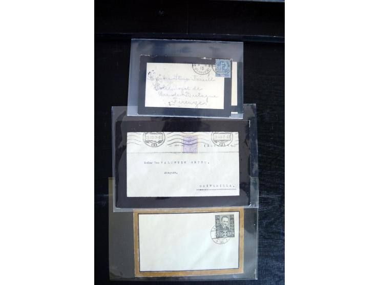 1734/1950 (ca.), Trauerbriefe (Mourning covers), über 100 Belege aus verschiedenen Gebieten, dabei u.a. Trauercouverts von Qu