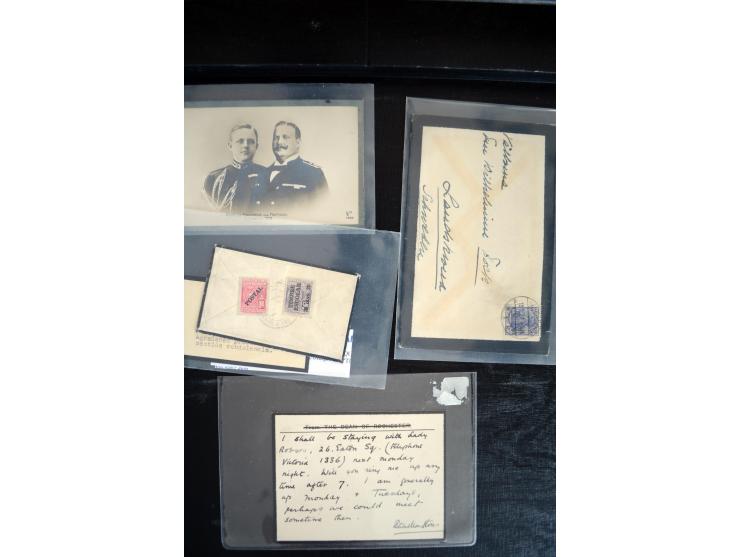 1734/1950 (ca.), Trauerbriefe (Mourning covers), über 100 Belege aus verschiedenen Gebieten, dabei u.a. Trauercouverts von Qu