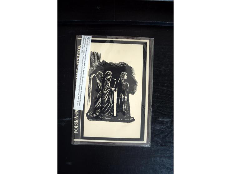 1734/1950 (ca.), Trauerbriefe (Mourning covers), über 100 Belege aus verschiedenen Gebieten, dabei u.a. Trauercouverts von Qu