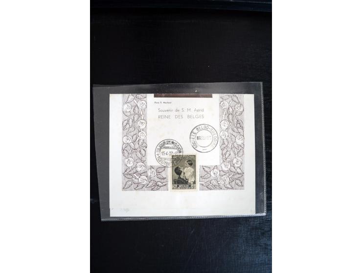 1734/1950 (ca.), Trauerbriefe (Mourning covers), über 100 Belege aus verschiedenen Gebieten, dabei u.a. Trauercouverts von Qu