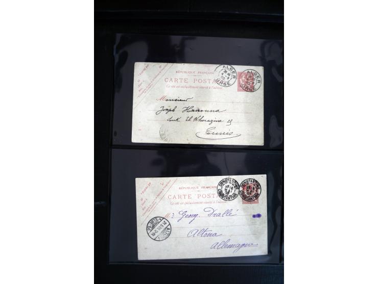 1747/1945 (ca.), einige hundert Briefe, Karten und Ganzsachen mit Schwerpunkt bis ca. 1900, dabei viele interessante Frankatu