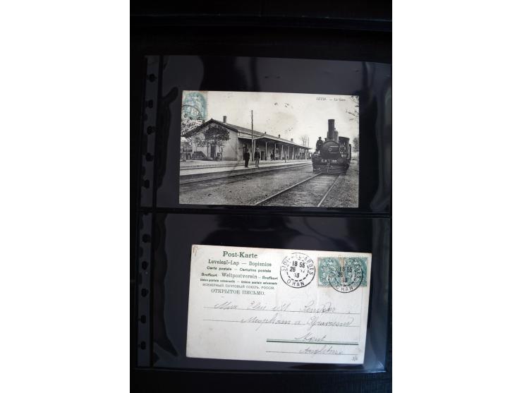 1747/1945 (ca.), einige hundert Briefe, Karten und Ganzsachen mit Schwerpunkt bis ca. 1900, dabei viele interessante Frankatu