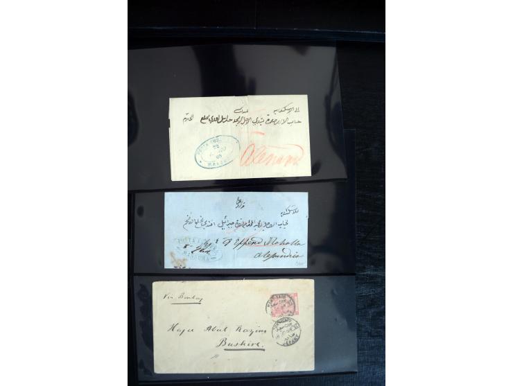 1747/1945 (ca.), einige hundert Briefe, Karten und Ganzsachen mit Schwerpunkt bis ca. 1900, dabei viele interessante Frankatu