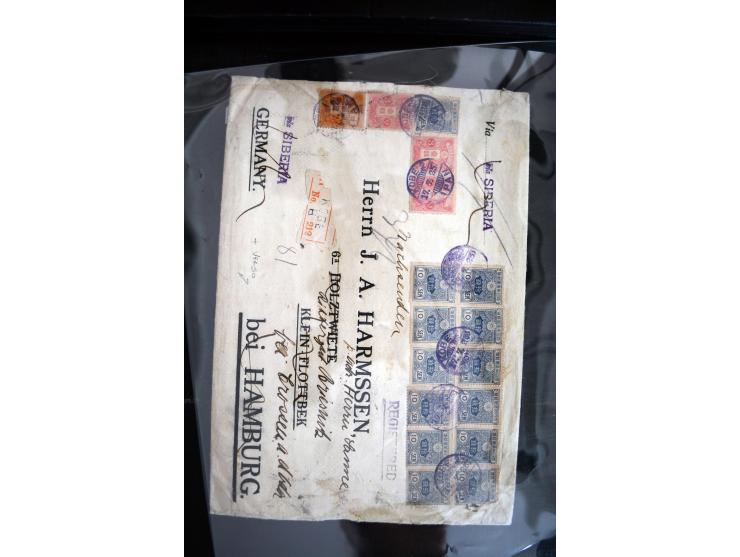 1747/1945 (ca.), einige hundert Briefe, Karten und Ganzsachen mit Schwerpunkt bis ca. 1900, dabei viele interessante Frankatu