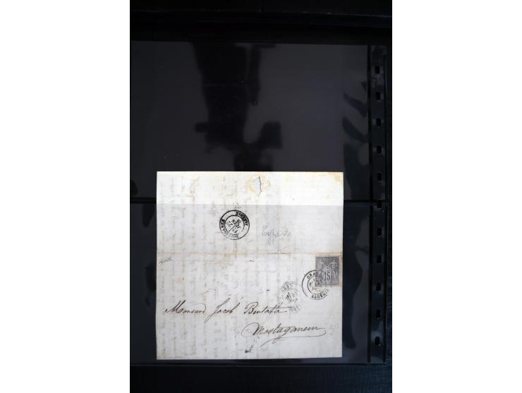 1747/1945 (ca.), einige hundert Briefe, Karten und Ganzsachen mit Schwerpunkt bis ca. 1900, dabei viele interessante Frankatu