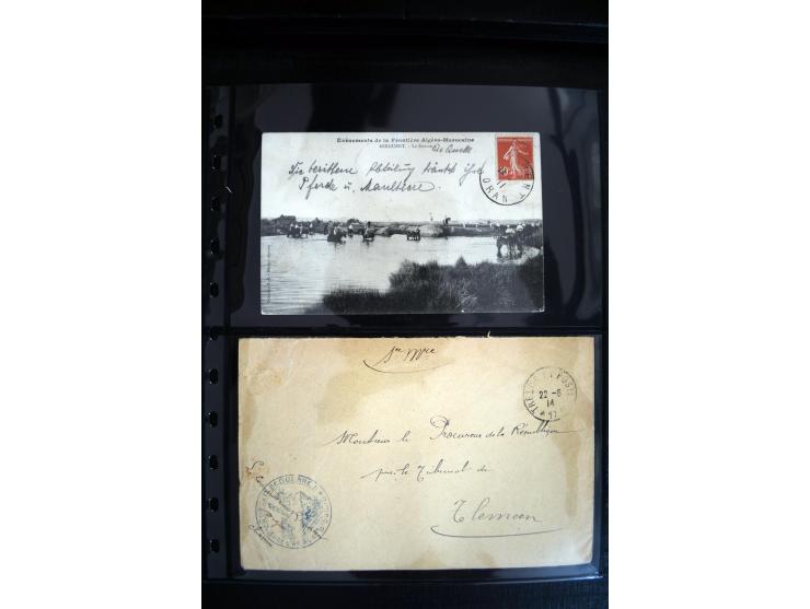 1747/1945 (ca.), einige hundert Briefe, Karten und Ganzsachen mit Schwerpunkt bis ca. 1900, dabei viele interessante Frankatu