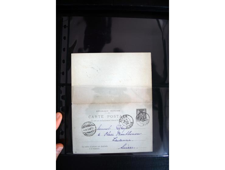 1747/1945 (ca.), einige hundert Briefe, Karten und Ganzsachen mit Schwerpunkt bis ca. 1900, dabei viele interessante Frankatu