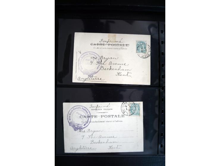 1747/1945 (ca.), einige hundert Briefe, Karten und Ganzsachen mit Schwerpunkt bis ca. 1900, dabei viele interessante Frankatu