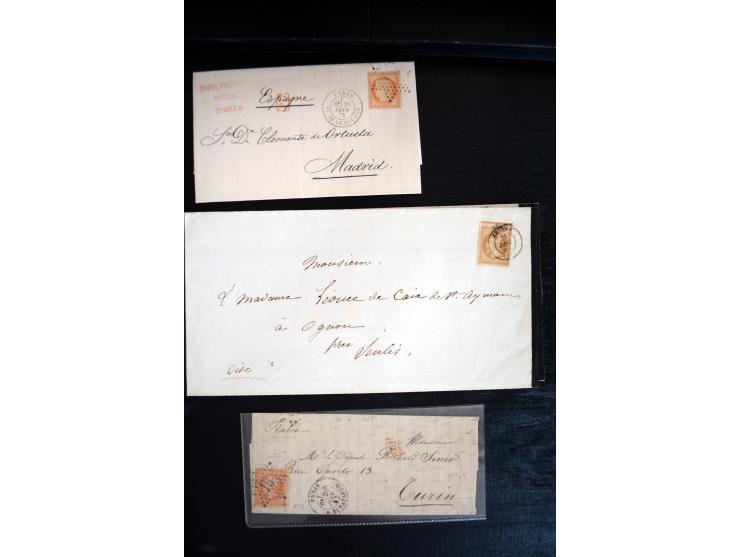 1747/1945 (ca.), einige hundert Briefe, Karten und Ganzsachen mit Schwerpunkt bis ca. 1900, dabei viele interessante Frankatu