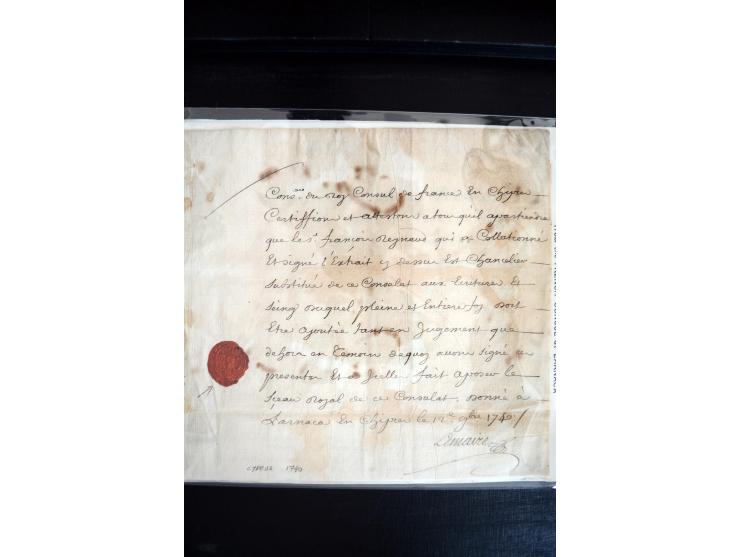 1747/1945 (ca.), einige hundert Briefe, Karten und Ganzsachen mit Schwerpunkt bis ca. 1900, dabei viele interessante Frankatu