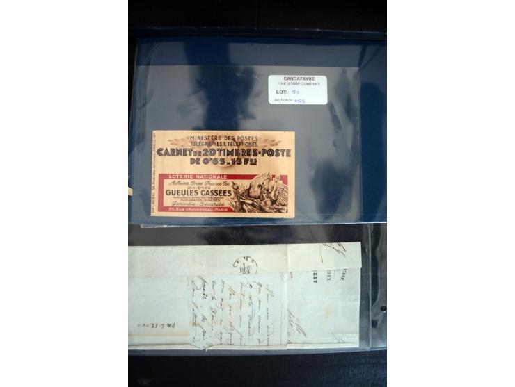 1747/1945 (ca.), einige hundert Briefe, Karten und Ganzsachen mit Schwerpunkt bis ca. 1900, dabei viele interessante Frankatu