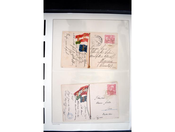 1747/1945 (ca.), einige hundert Briefe, Karten und Ganzsachen mit Schwerpunkt bis ca. 1900, dabei viele interessante Frankatu