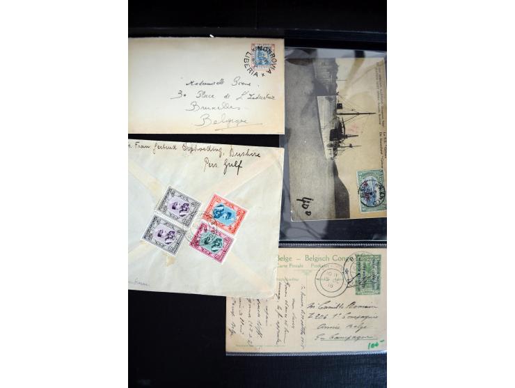 1747/1945 (ca.), einige hundert Briefe, Karten und Ganzsachen mit Schwerpunkt bis ca. 1900, dabei viele interessante Frankatu