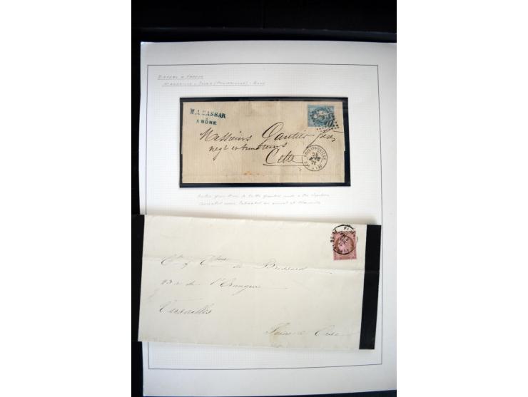 1747/1945 (ca.), einige hundert Briefe, Karten und Ganzsachen mit Schwerpunkt bis ca. 1900, dabei viele interessante Frankatu