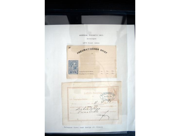 1747/1945 (ca.), einige hundert Briefe, Karten und Ganzsachen mit Schwerpunkt bis ca. 1900, dabei viele interessante Frankatu