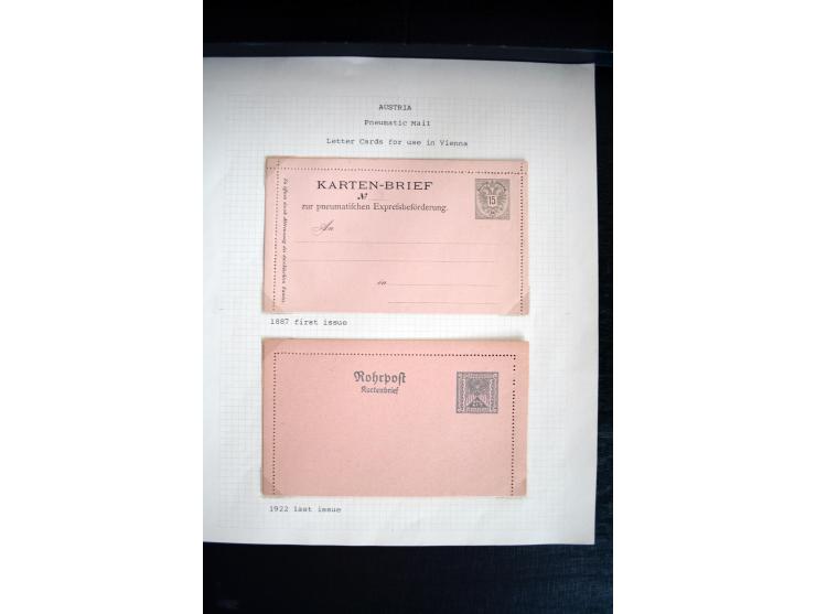 1747/1945 (ca.), einige hundert Briefe, Karten und Ganzsachen mit Schwerpunkt bis ca. 1900, dabei viele interessante Frankatu