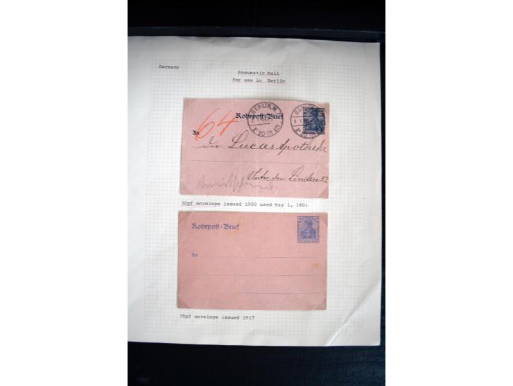 1747/1945 (ca.), einige hundert Briefe, Karten und Ganzsachen mit Schwerpunkt bis ca. 1900, dabei viele interessante Frankatu