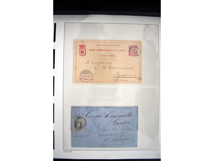 1747/1945 (ca.), einige hundert Briefe, Karten und Ganzsachen mit Schwerpunkt bis ca. 1900, dabei viele interessante Frankatu