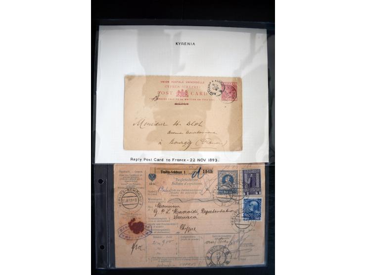 1747/1945 (ca.), einige hundert Briefe, Karten und Ganzsachen mit Schwerpunkt bis ca. 1900, dabei viele interessante Frankatu