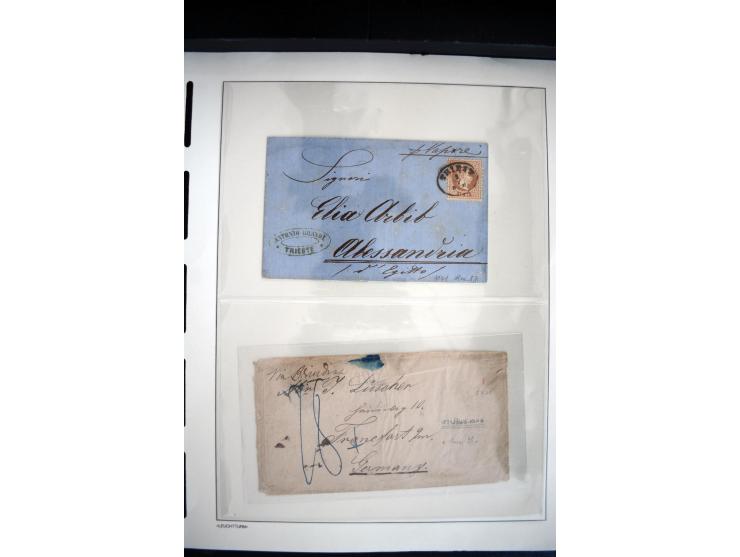 1747/1945 (ca.), einige hundert Briefe, Karten und Ganzsachen mit Schwerpunkt bis ca. 1900, dabei viele interessante Frankatu