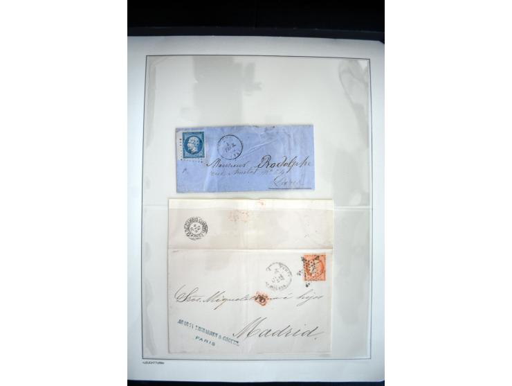 1747/1945 (ca.), einige hundert Briefe, Karten und Ganzsachen mit Schwerpunkt bis ca. 1900, dabei viele interessante Frankatu