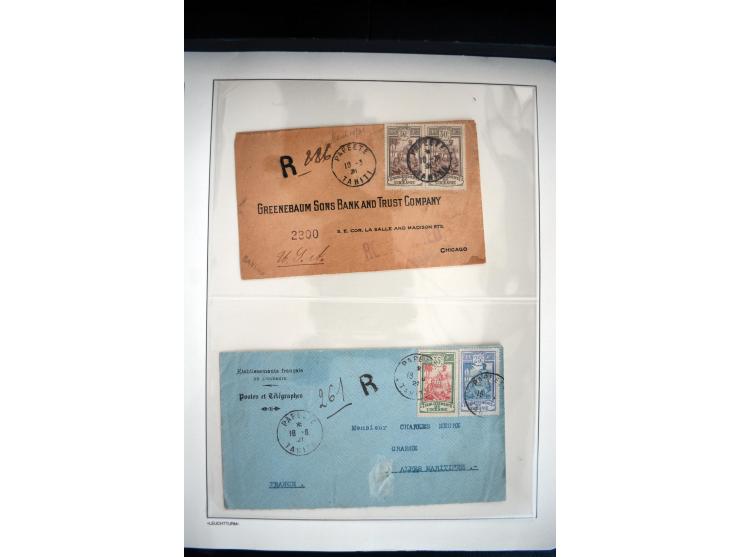 1747/1945 (ca.), einige hundert Briefe, Karten und Ganzsachen mit Schwerpunkt bis ca. 1900, dabei viele interessante Frankatu