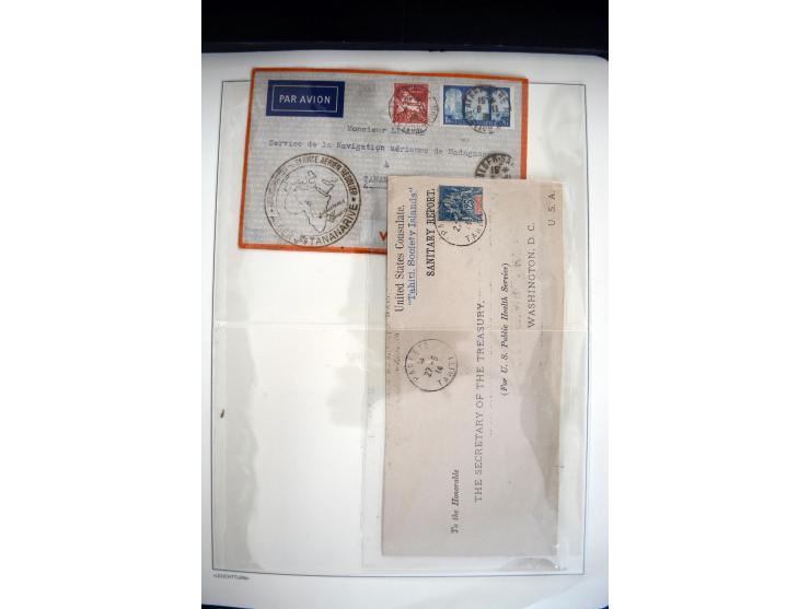 1747/1945 (ca.), einige hundert Briefe, Karten und Ganzsachen mit Schwerpunkt bis ca. 1900, dabei viele interessante Frankatu