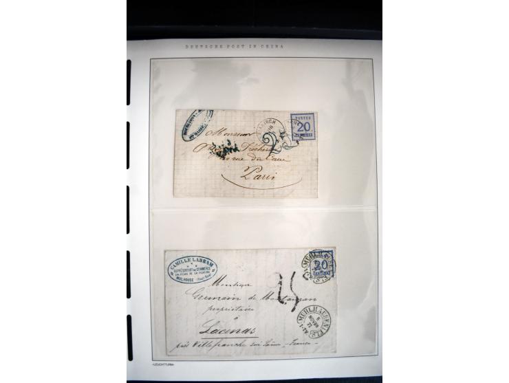 1747/1945 (ca.), einige hundert Briefe, Karten und Ganzsachen mit Schwerpunkt bis ca. 1900, dabei viele interessante Frankatu
