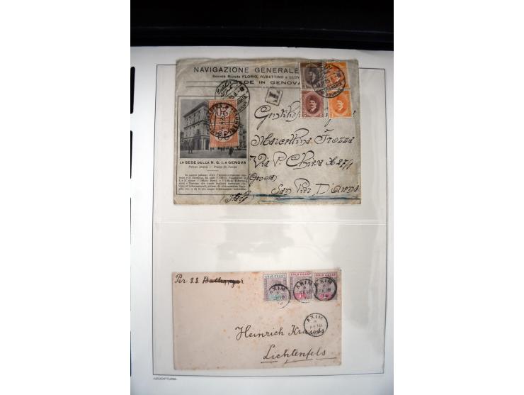 1747/1945 (ca.), einige hundert Briefe, Karten und Ganzsachen mit Schwerpunkt bis ca. 1900, dabei viele interessante Frankatu