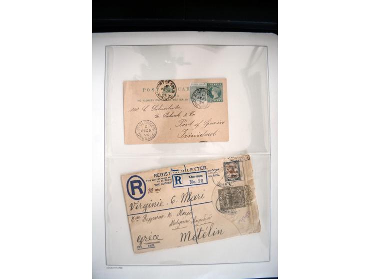 1747/1945 (ca.), einige hundert Briefe, Karten und Ganzsachen mit Schwerpunkt bis ca. 1900, dabei viele interessante Frankatu