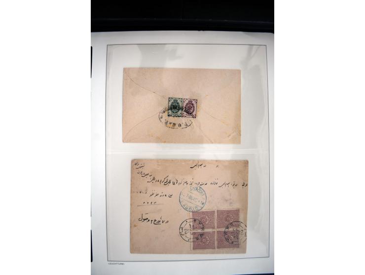1747/1945 (ca.), einige hundert Briefe, Karten und Ganzsachen mit Schwerpunkt bis ca. 1900, dabei viele interessante Frankatu