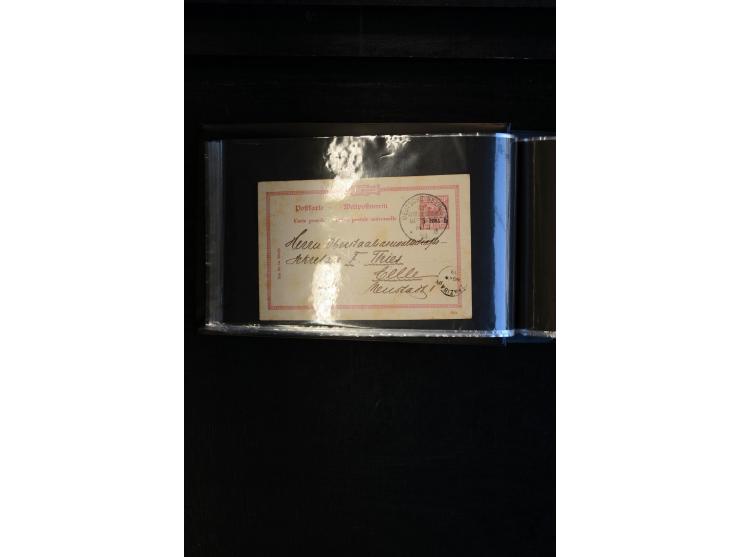 1893/1919, kleine Partie mit 17 Briefen, Karten und Ganzsachen, dabei Dt. Kolonien mit u.a. KGF-Post Kiautschou, Marine-Schif