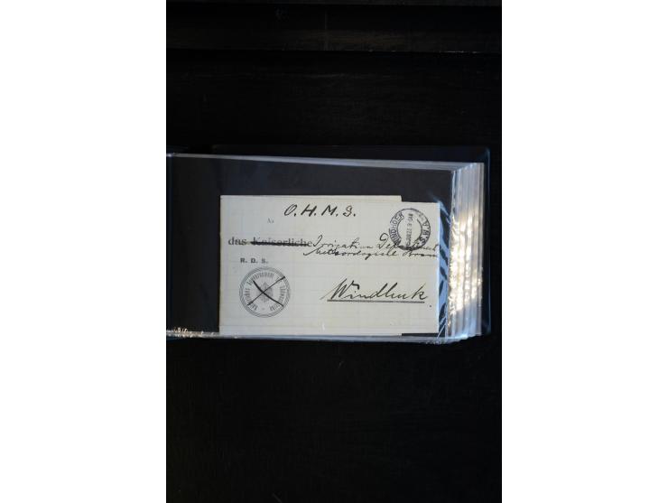 1893/1919, kleine Partie mit 17 Briefen, Karten und Ganzsachen, dabei Dt. Kolonien mit u.a. KGF-Post Kiautschou, Marine-Schif