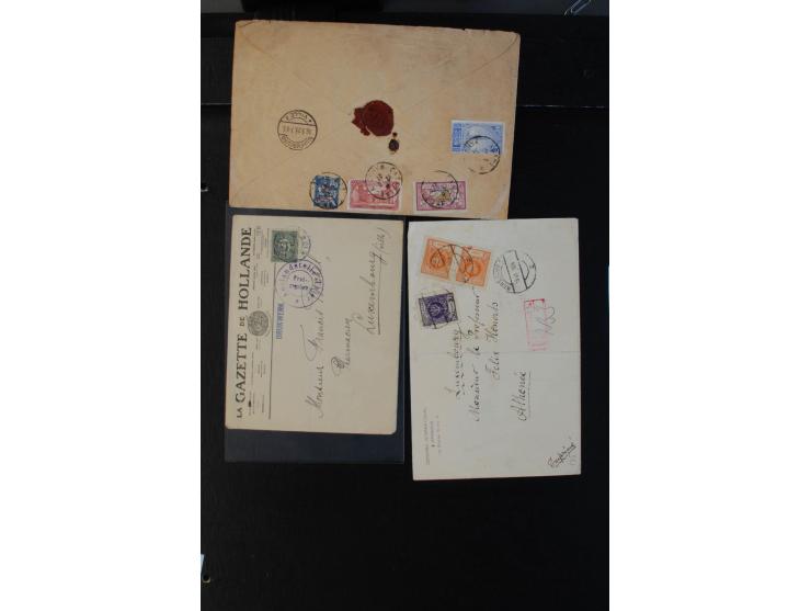 1864/1920 (ca.), etwa 200 Briefe und Karten nach Luxemburg, viel interessantes Material mit Dt. Auslandspostämtern, China, Ba