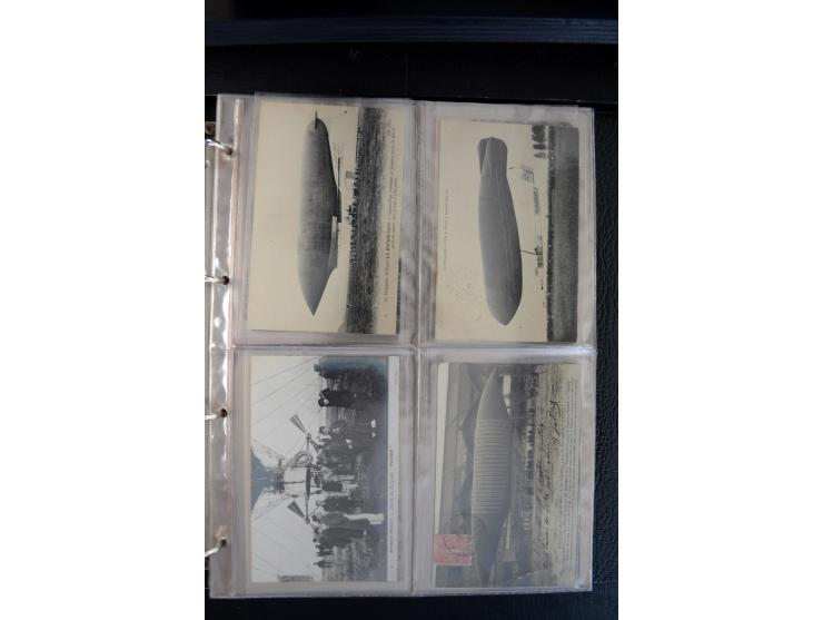 1908/1940, interessante Sammlung "Zeppelinpost, Ballonpost und Flugpost aus aller Welt" mit über 190 Briefen, Karten und sehr