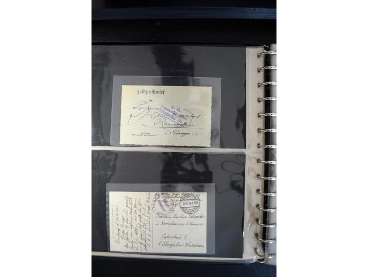 1908/1940, interessante Sammlung "Zeppelinpost, Ballonpost und Flugpost aus aller Welt" mit über 190 Briefen, Karten und sehr