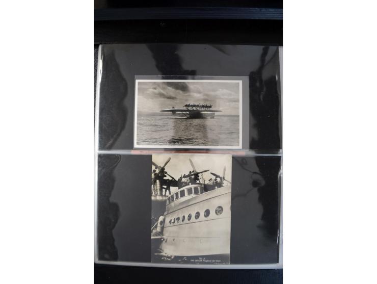 1908/1940, interessante Sammlung "Zeppelinpost, Ballonpost und Flugpost aus aller Welt" mit über 190 Briefen, Karten und sehr