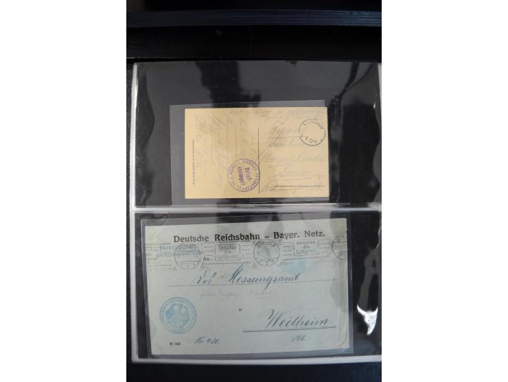 1908/1940, interessante Sammlung "Zeppelinpost, Ballonpost und Flugpost aus aller Welt" mit über 190 Briefen, Karten und sehr