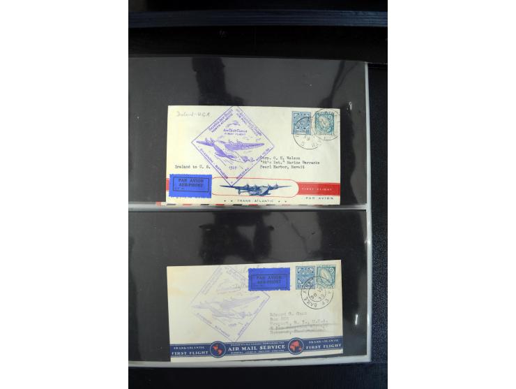 1908/1940, interessante Sammlung "Zeppelinpost, Ballonpost und Flugpost aus aller Welt" mit über 190 Briefen, Karten und sehr