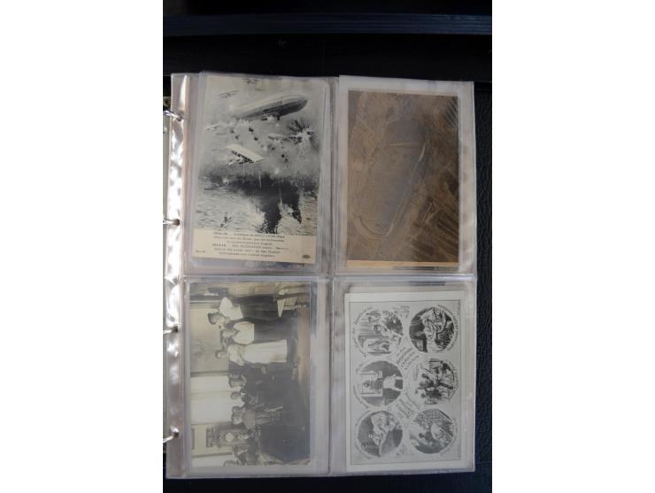 1908/1940, interessante Sammlung "Zeppelinpost, Ballonpost und Flugpost aus aller Welt" mit über 190 Briefen, Karten und sehr