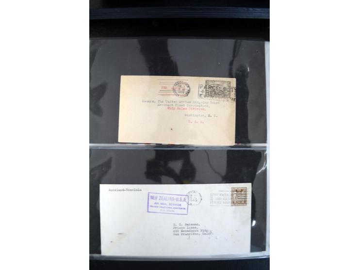 1908/1940, interessante Sammlung "Zeppelinpost, Ballonpost und Flugpost aus aller Welt" mit über 190 Briefen, Karten und sehr