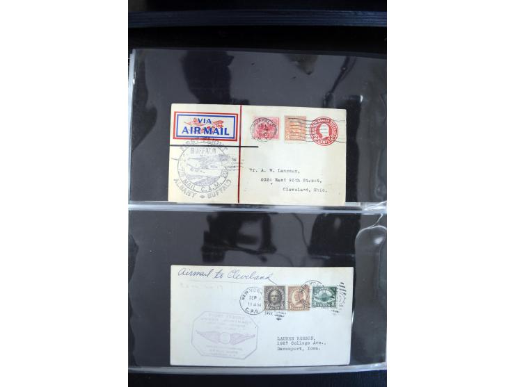 1908/1940, interessante Sammlung "Zeppelinpost, Ballonpost und Flugpost aus aller Welt" mit über 190 Briefen, Karten und sehr