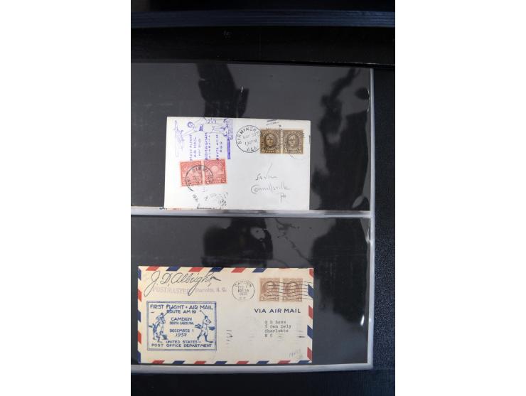 1908/1940, interessante Sammlung "Zeppelinpost, Ballonpost und Flugpost aus aller Welt" mit über 190 Briefen, Karten und sehr