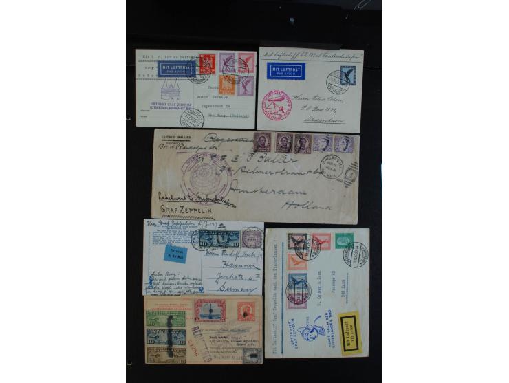 1929/39, Partie mit 14 Briefen und Karten, dabei u.a. Bedarfs-Zuleitungsbrief Österreich 1931 und 3 Belege Orientfahrt 1929, 