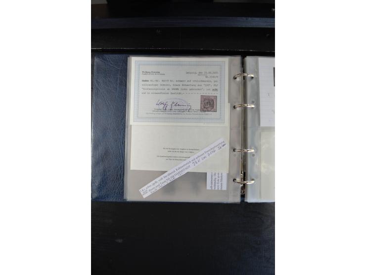 1851/68, reichhaltige und sehr schön spezialisierte gestempelte Sammlung in überdurchschnittlich sauberer Erhaltung, dabei di