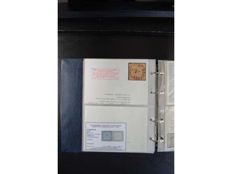 1851/68, reichhaltige und sehr schön spezialisierte gestempelte Sammlung in überdurchschnittlich sauberer Erhaltung, dabei di