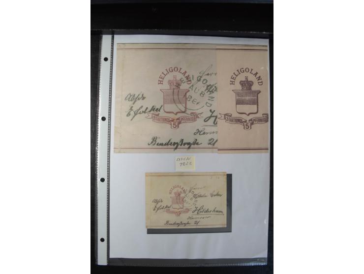 1873/79, interessante ungebrauchte und gestempelte Sammlung mit einigen Briefen und Karten, dabei u.a. Mi.-Nr. 6h ungebraucht