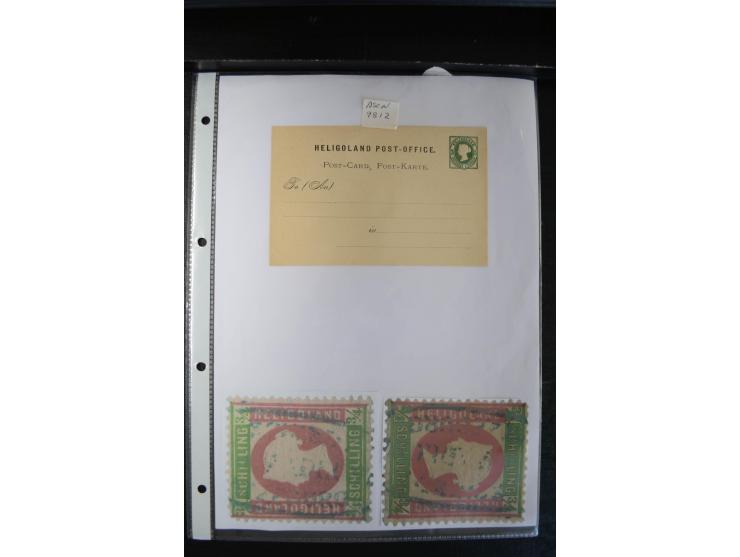 1873/79, interessante ungebrauchte und gestempelte Sammlung mit einigen Briefen und Karten, dabei u.a. Mi.-Nr. 6h ungebraucht